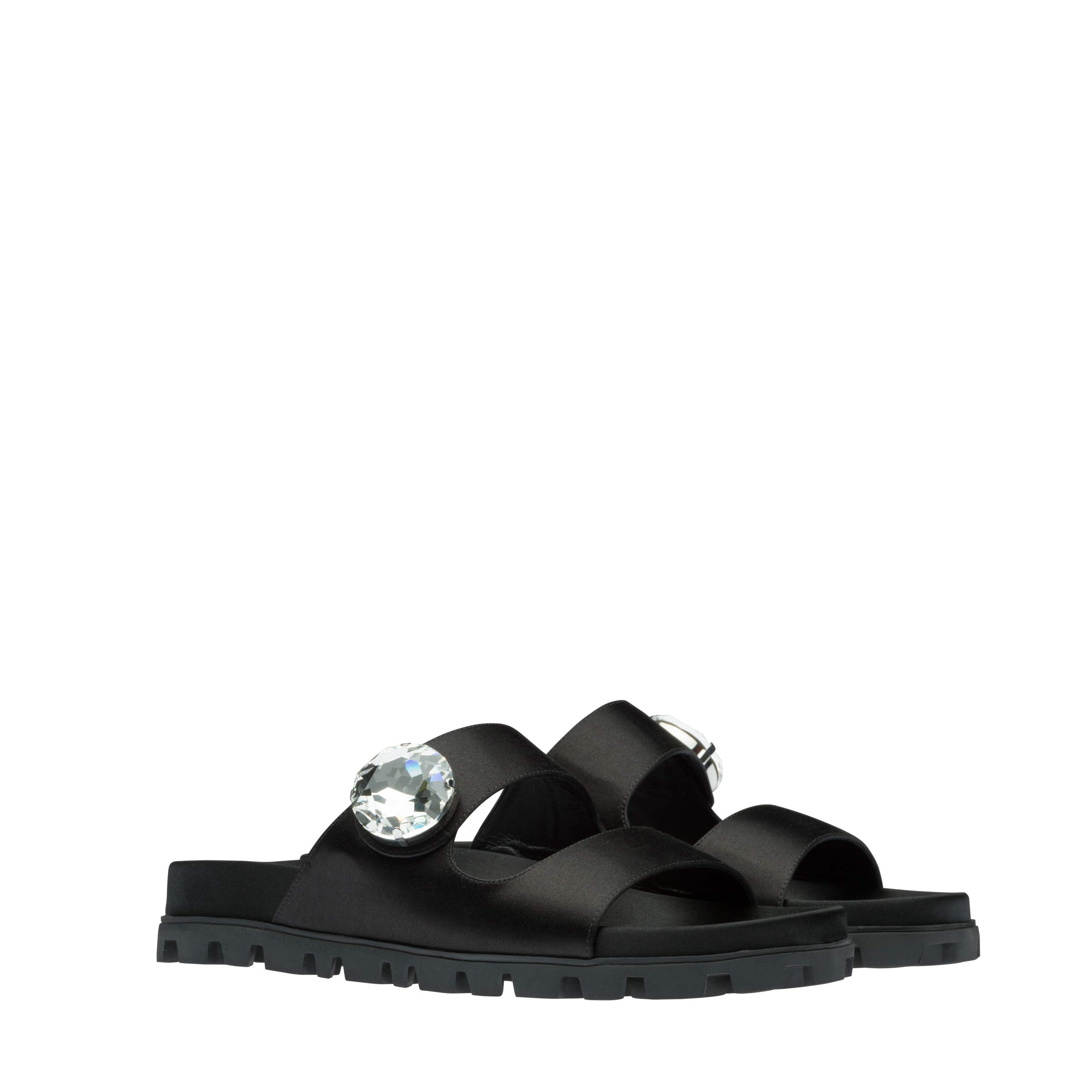 miu miu satin sandals