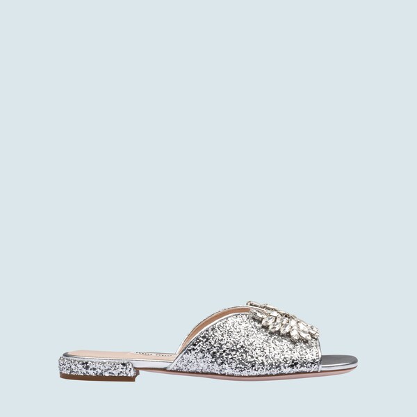 glitter mules