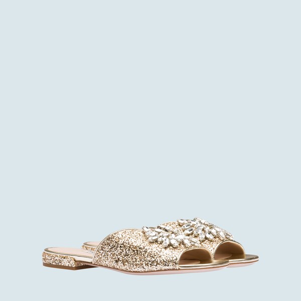 glitter mules
