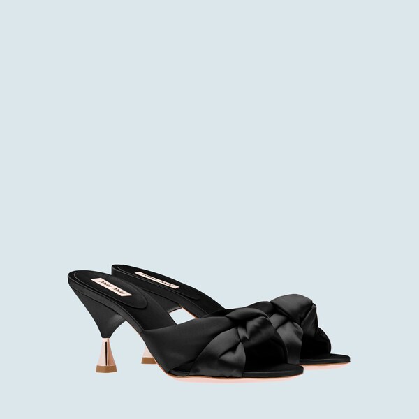 miu miu satin sandals