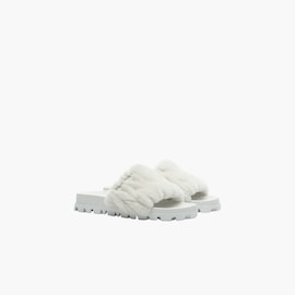 miu miu fur slide sandals