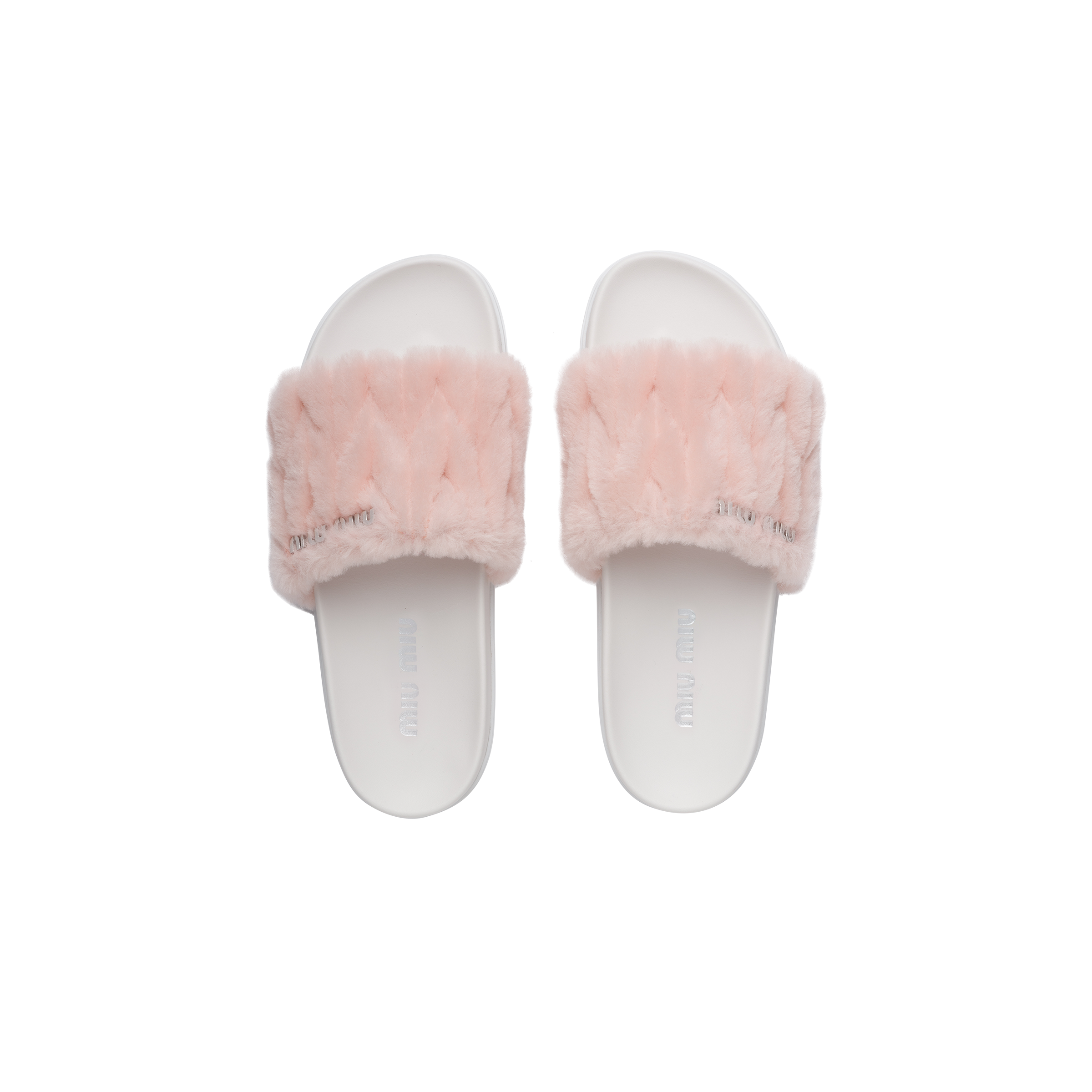 miu miu fur slides