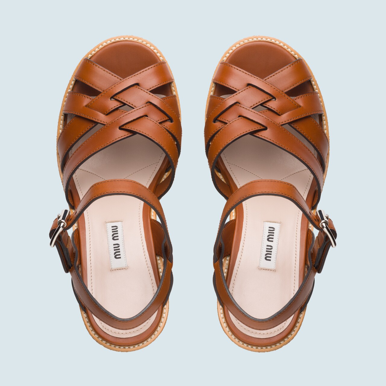 leather wedge sandals