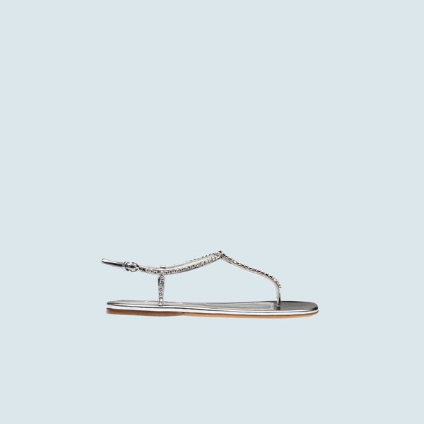 Miu miu silver sandals