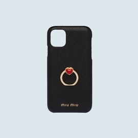 Madras Love Cover For Iphone 11 Black Miu Miu Madras Love Cover For Iphone 11 Black Miu Miu