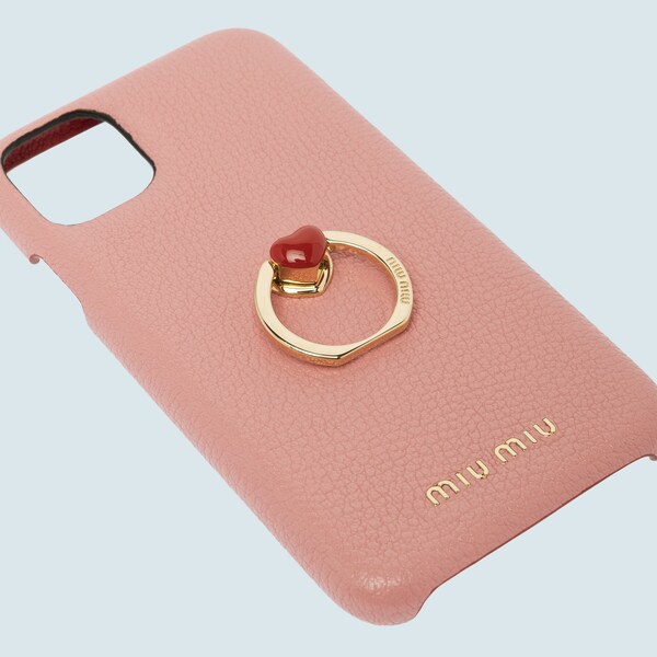 レディース エアポッド スマホ用レザーケース Miu Miu レディース エアポッド スマホ用レザーケース Miu Miu