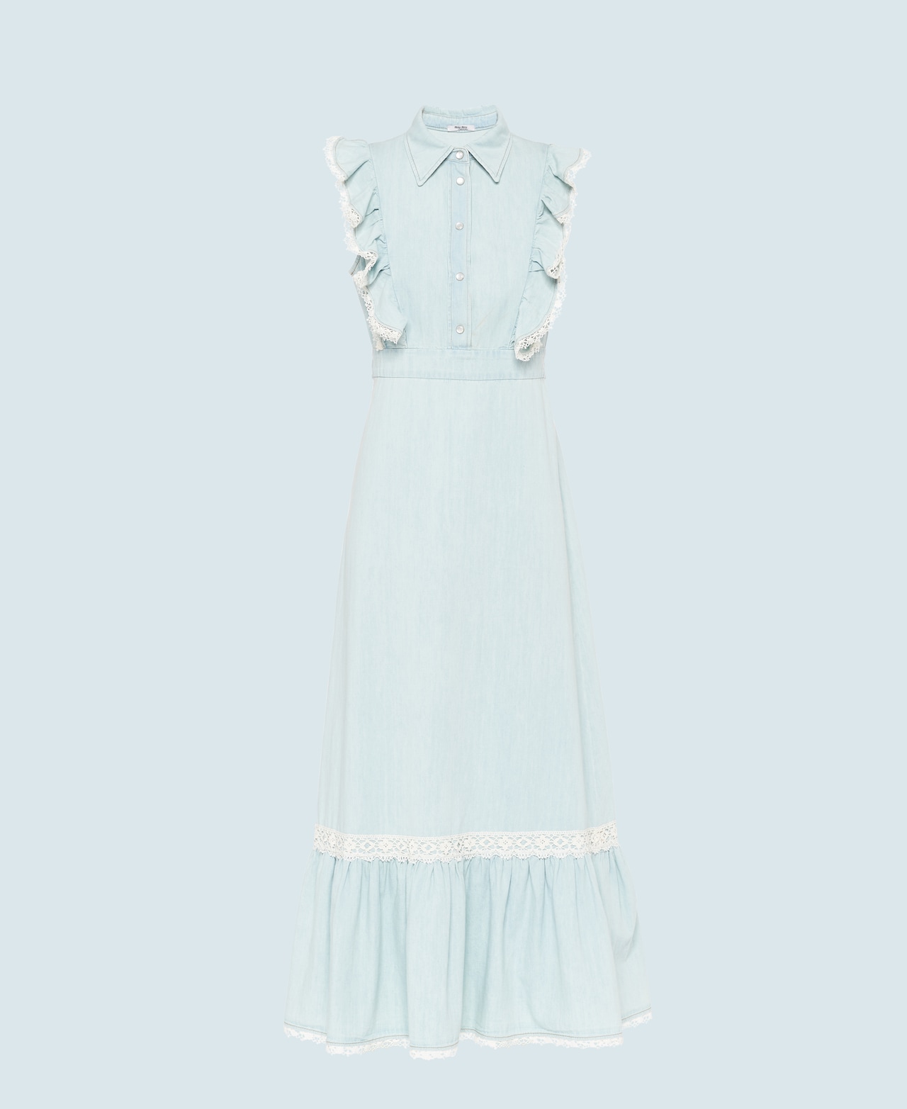 miu miu denim dress