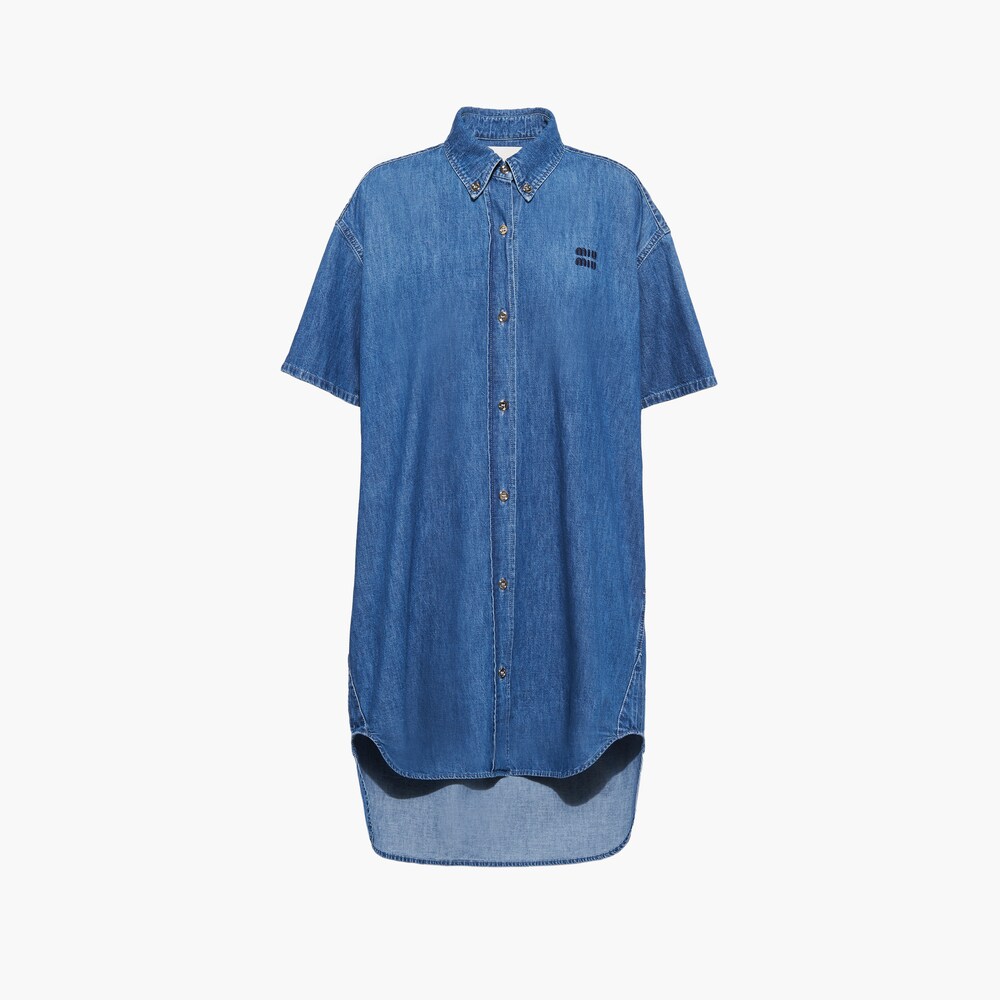 miumiu.com | Robe en chambray