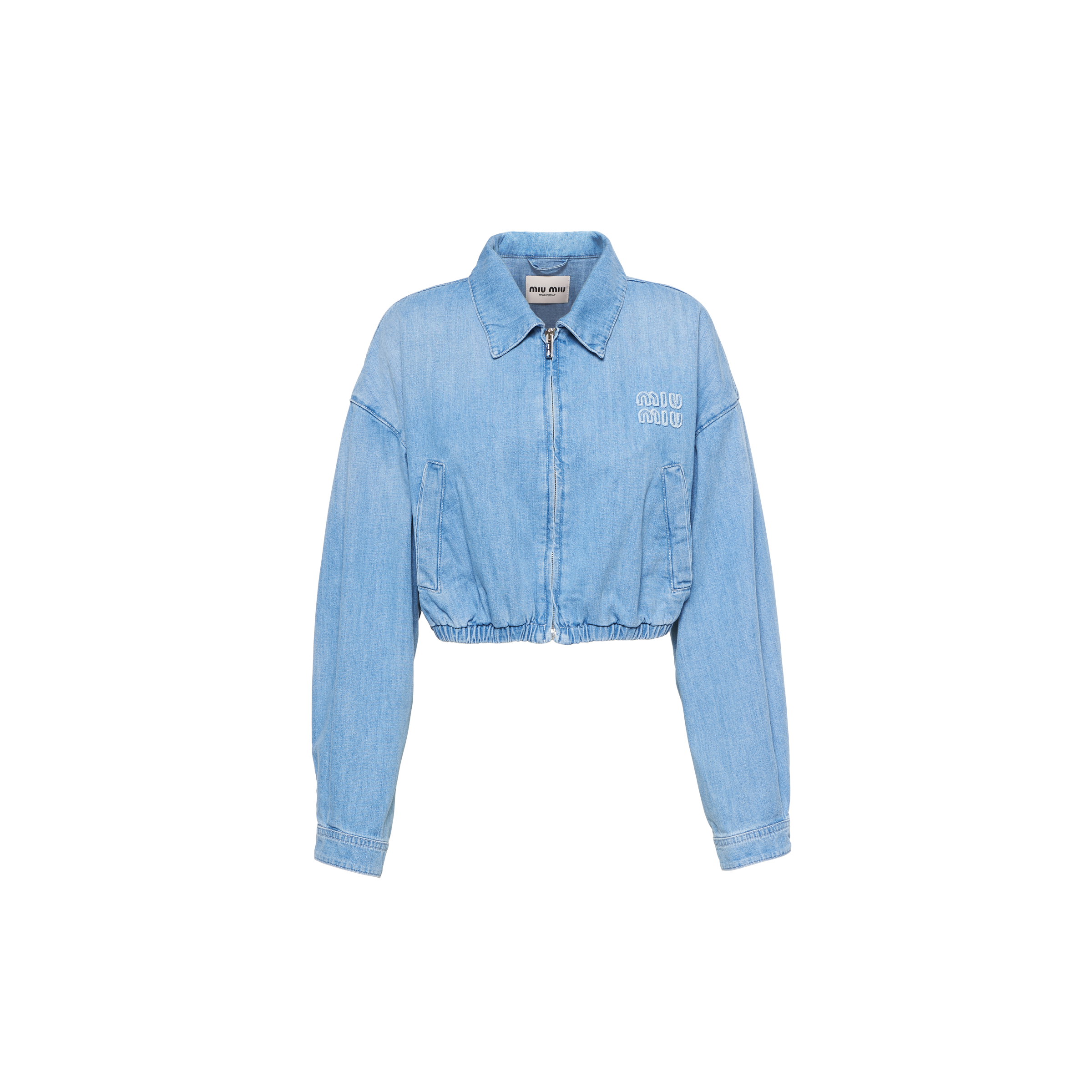 MIU MIU DENIM BLOUSON JACKET