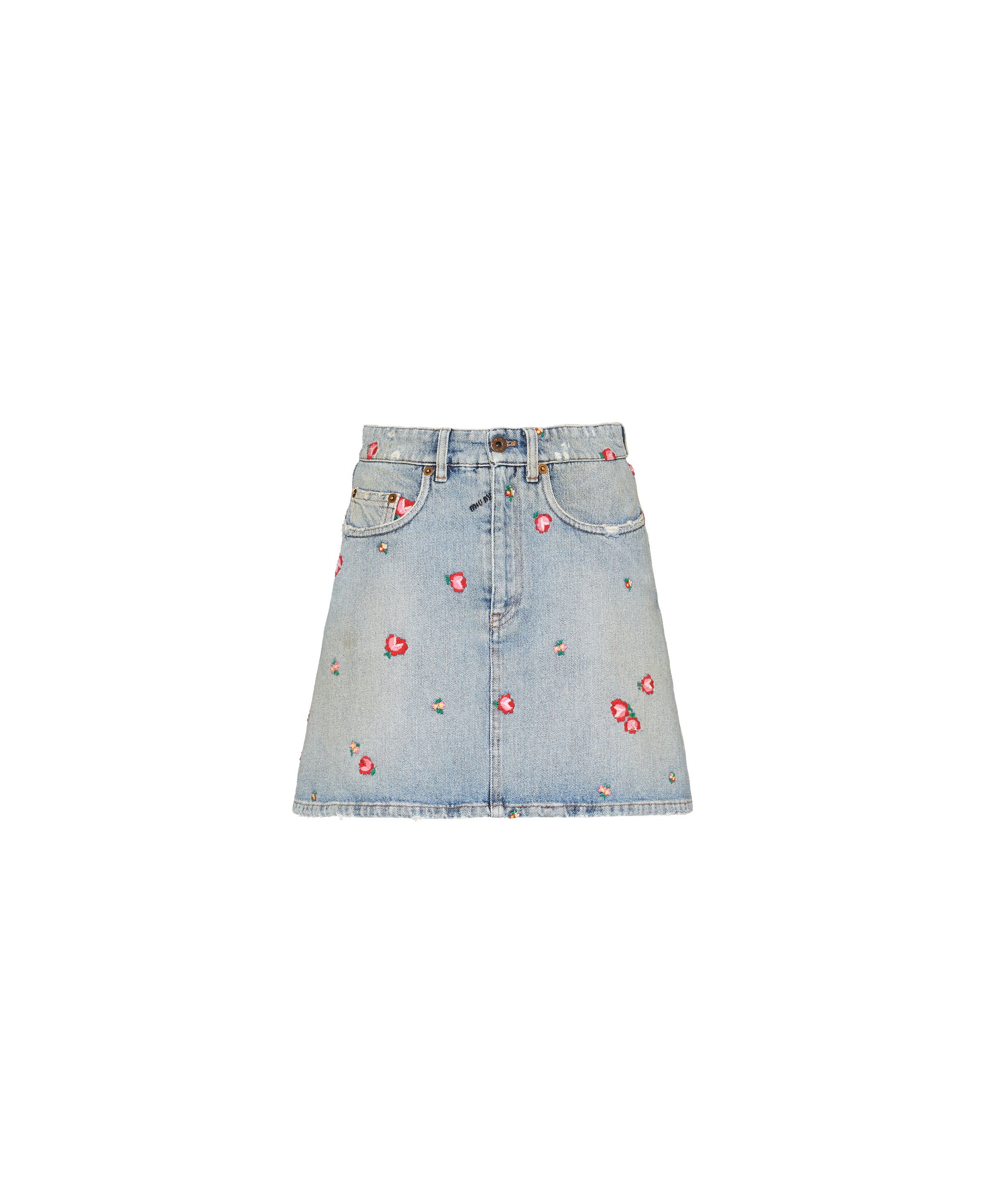 select denim skirt