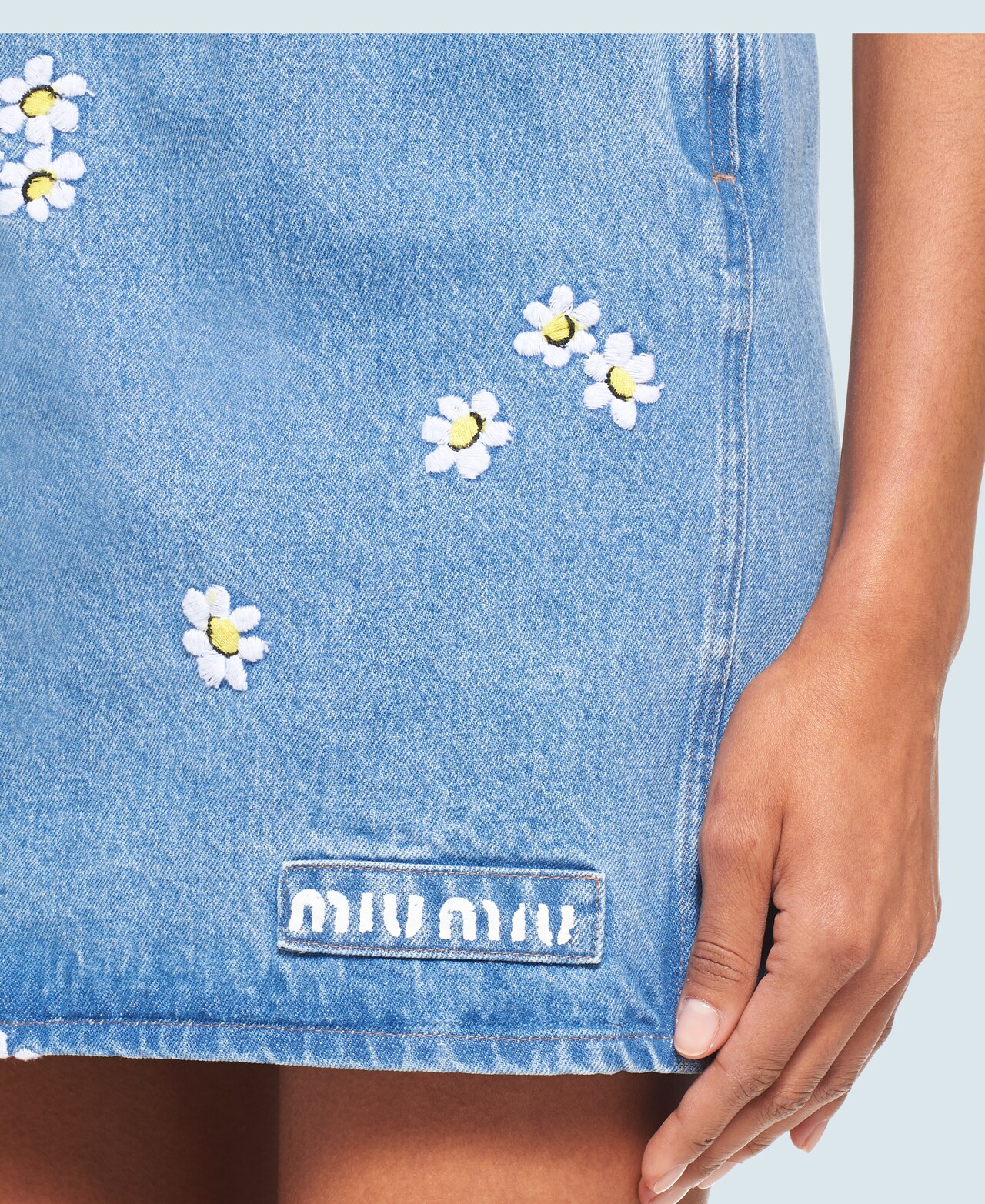 デニム スカート Miu Miu Gwd5 1vzy F0013 デニム スカート Miu Miu Gwd5 1vzy F0013
