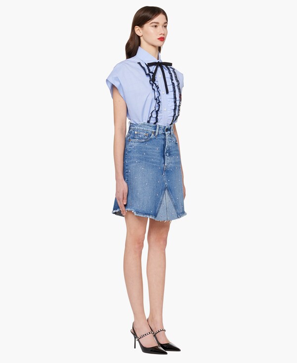 denim pencil dress