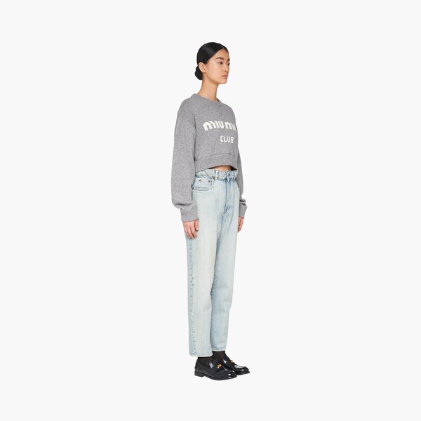 Denim jeans Light blue | Miu Miu
