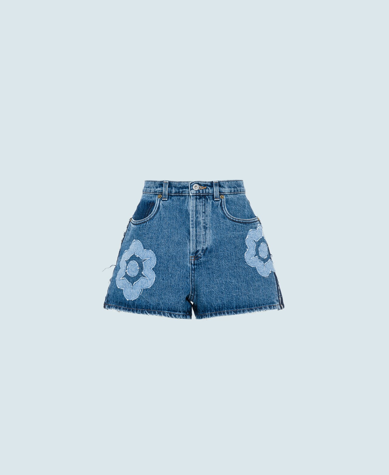 iconic denim shorts