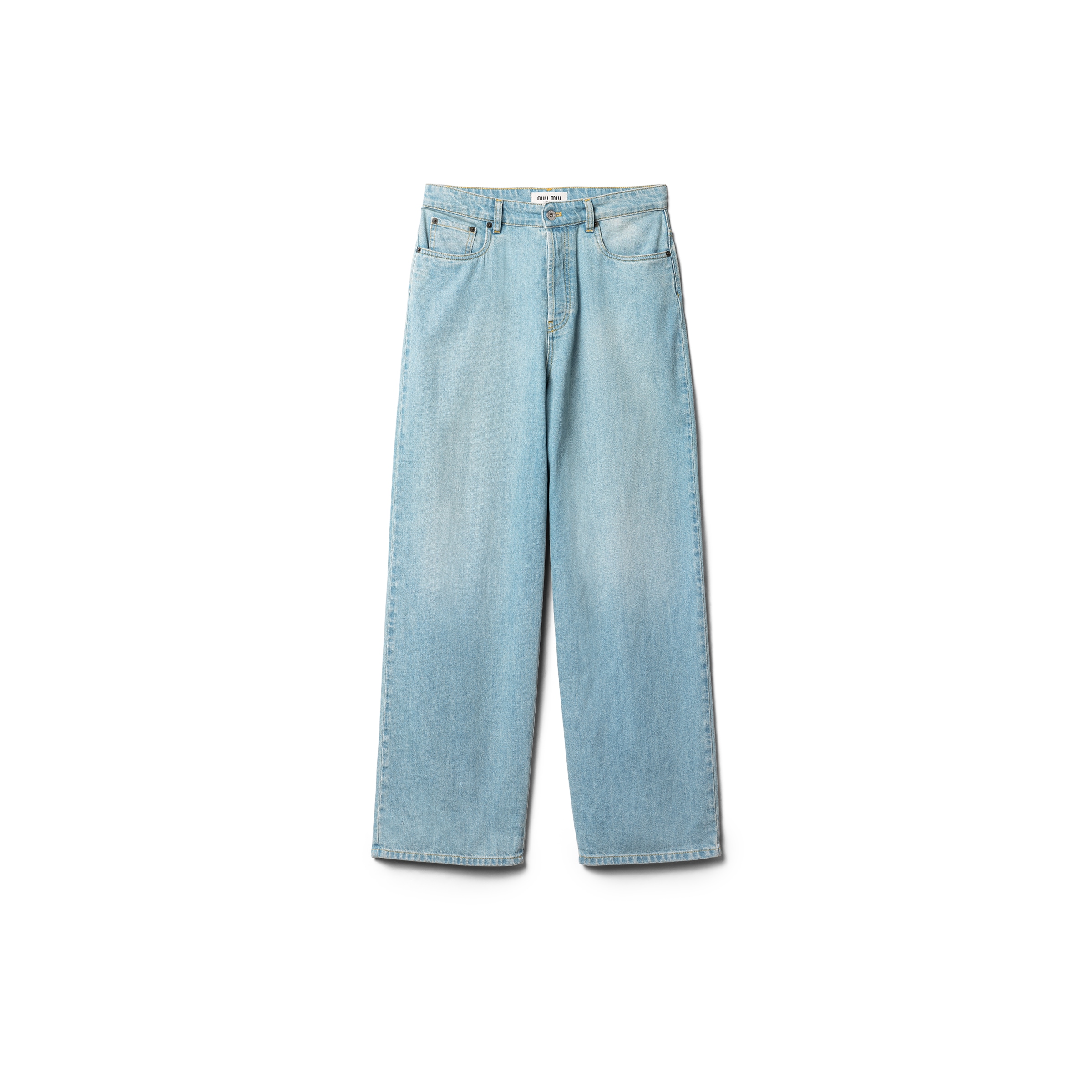 Miu Miu Denim Jeans, Woman, Sapphire Blue, Size 25