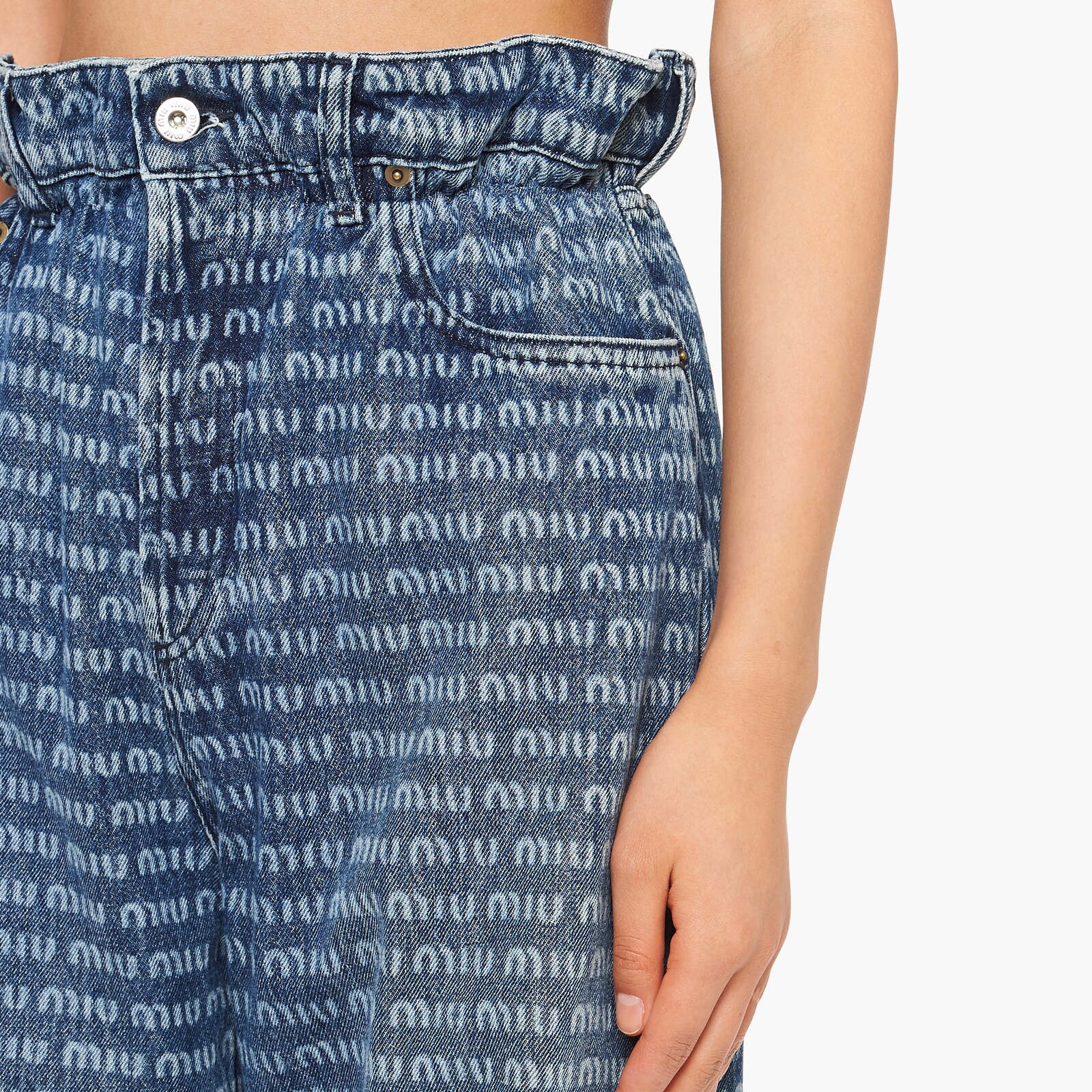 MIUMIU STRAIGHT-LEG PANTS STYLE 715 main image 1