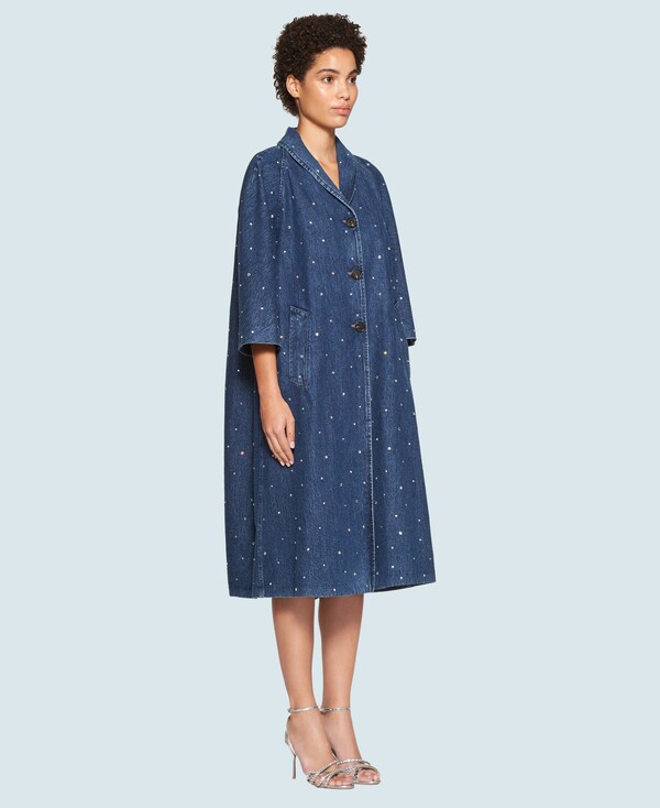 miu miu blue coat