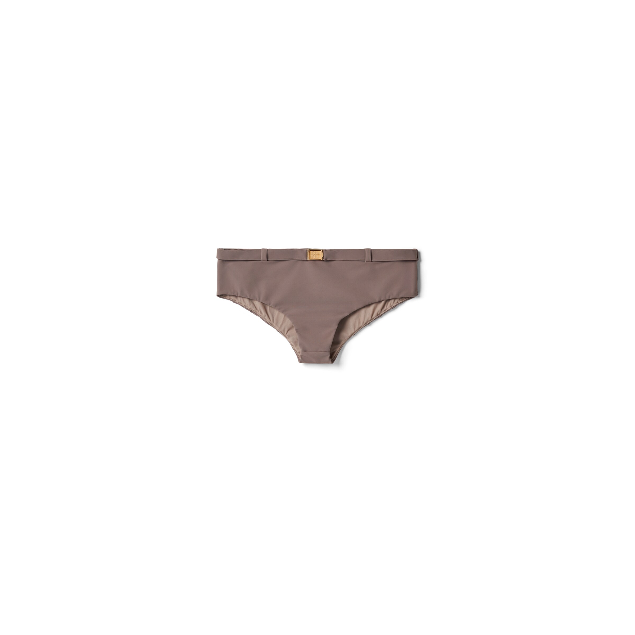 Miu Miu Bas De Bikini, Femme, Gris Argile, Taille 42