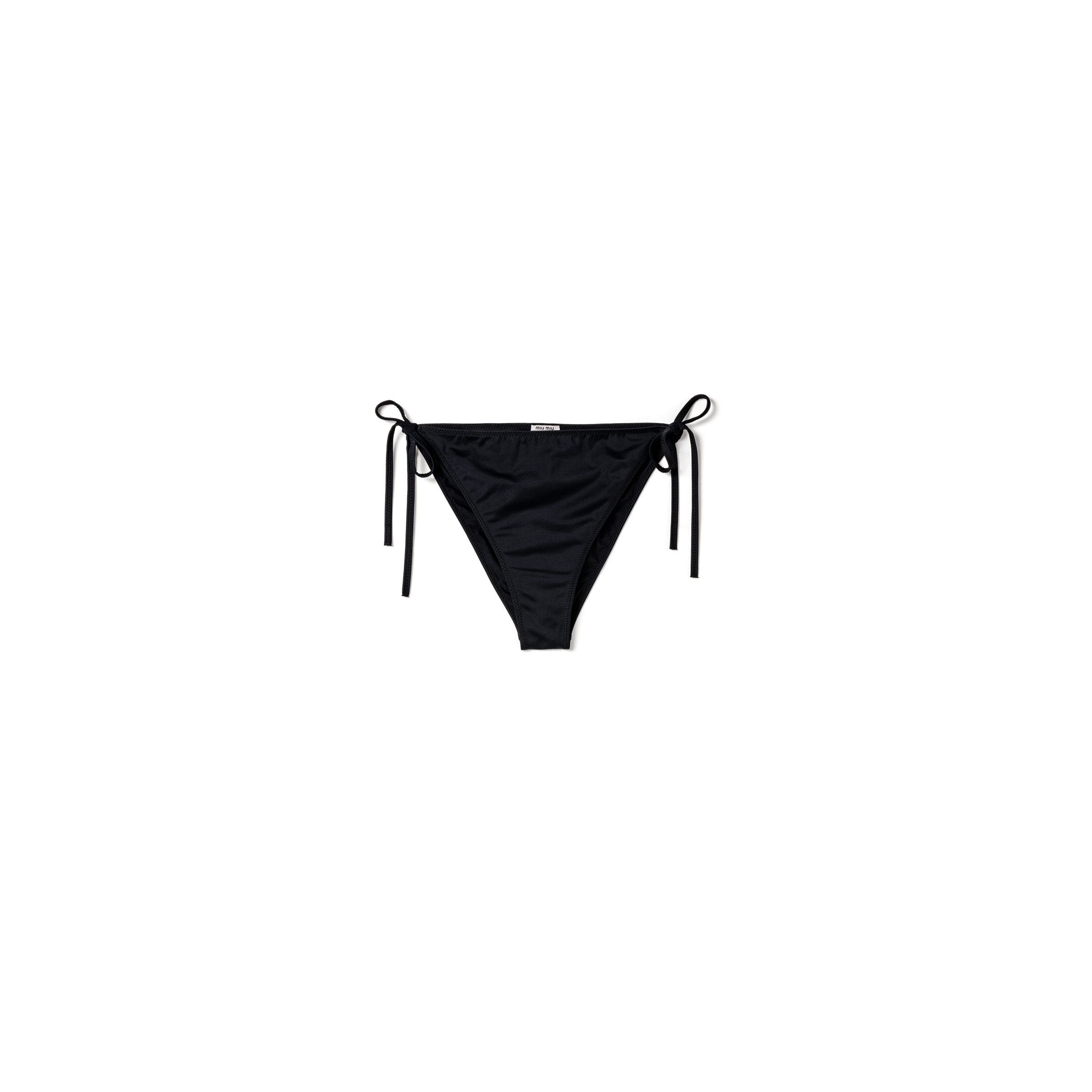 Miu Miu Culotte En Jersey, Femme, Noir, Taille 36