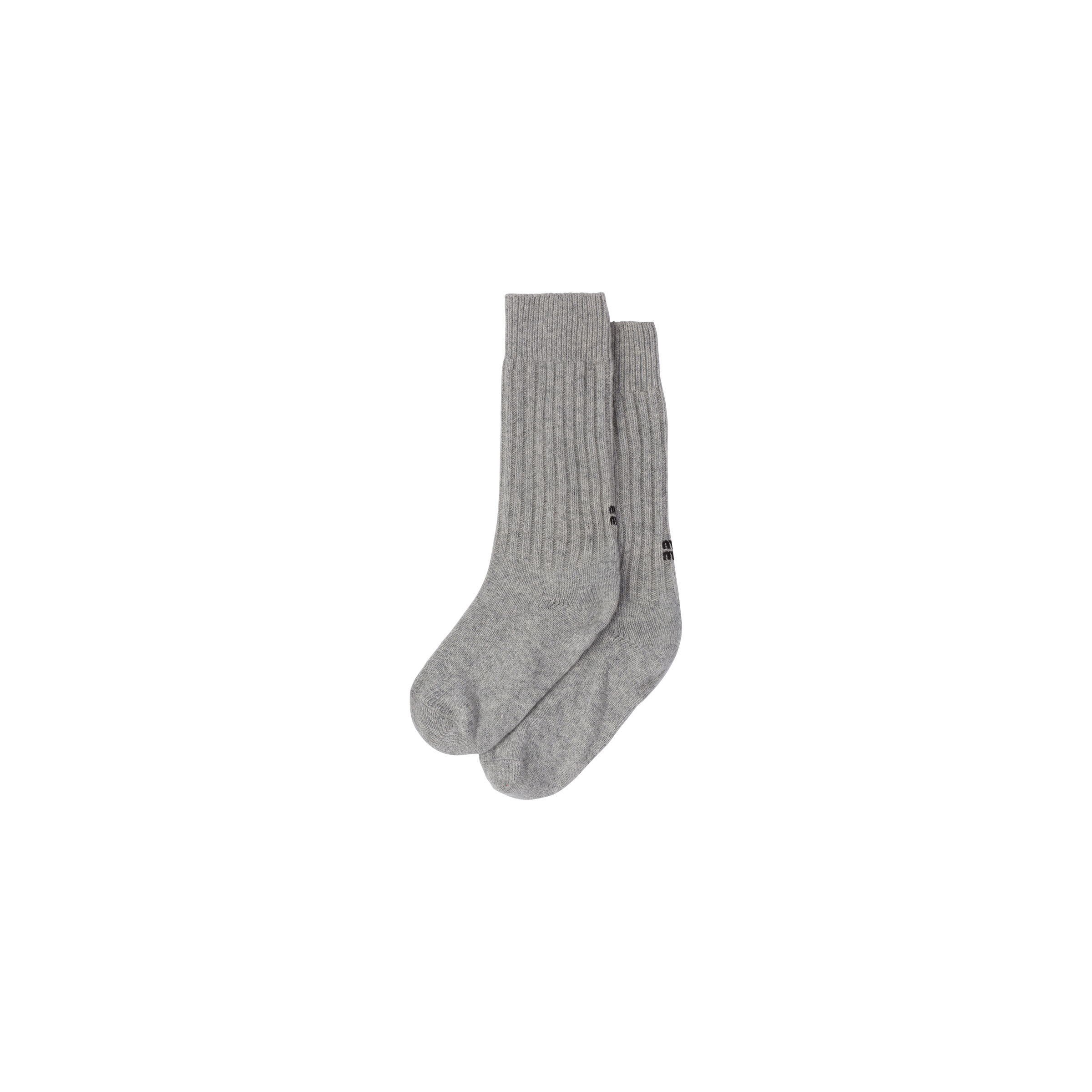 M. & Kyoko Cotton Short Socks - Gray (1122) main image 1