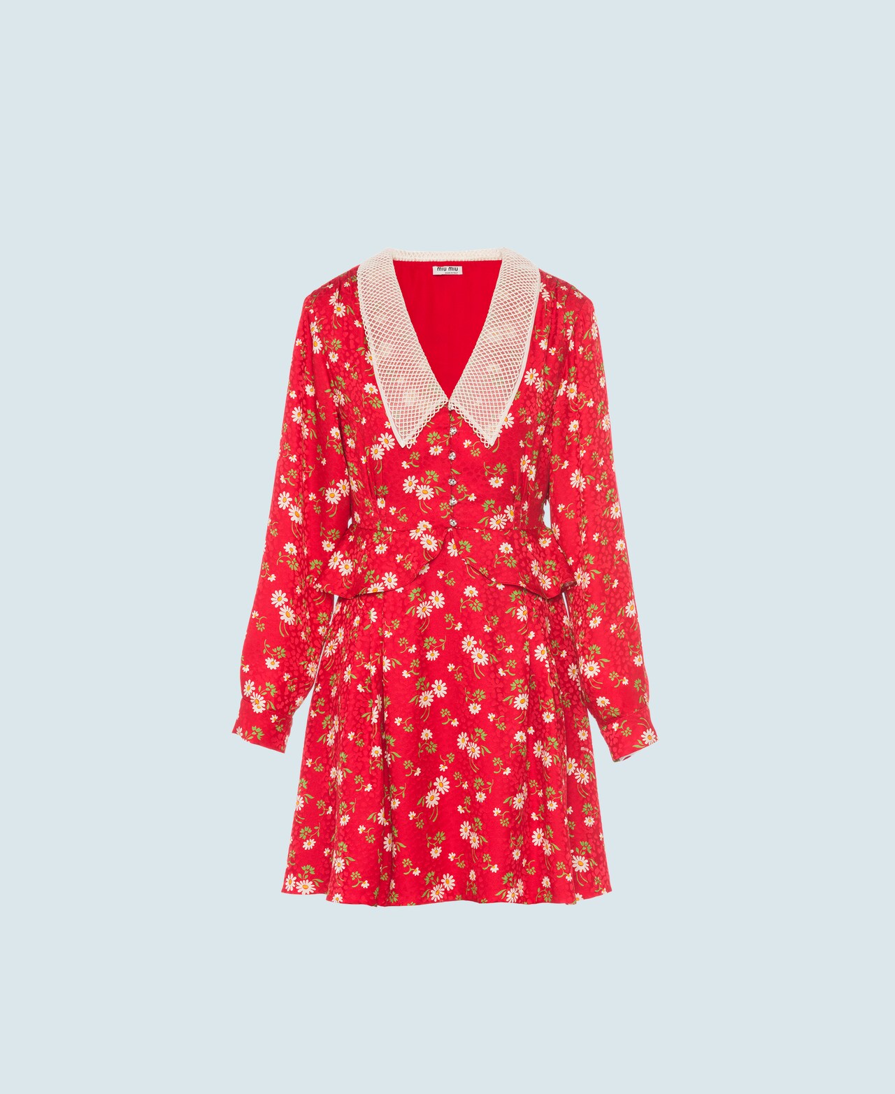 miu miu red dress