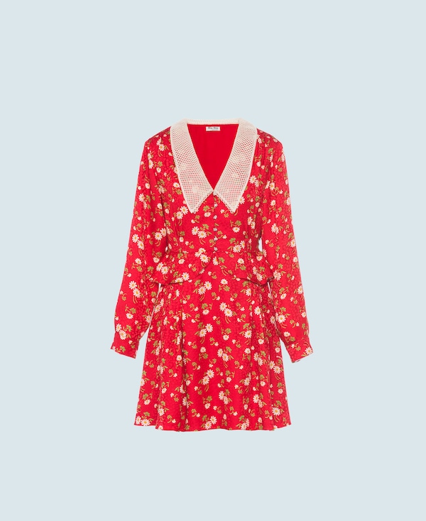 miu miu floral dress