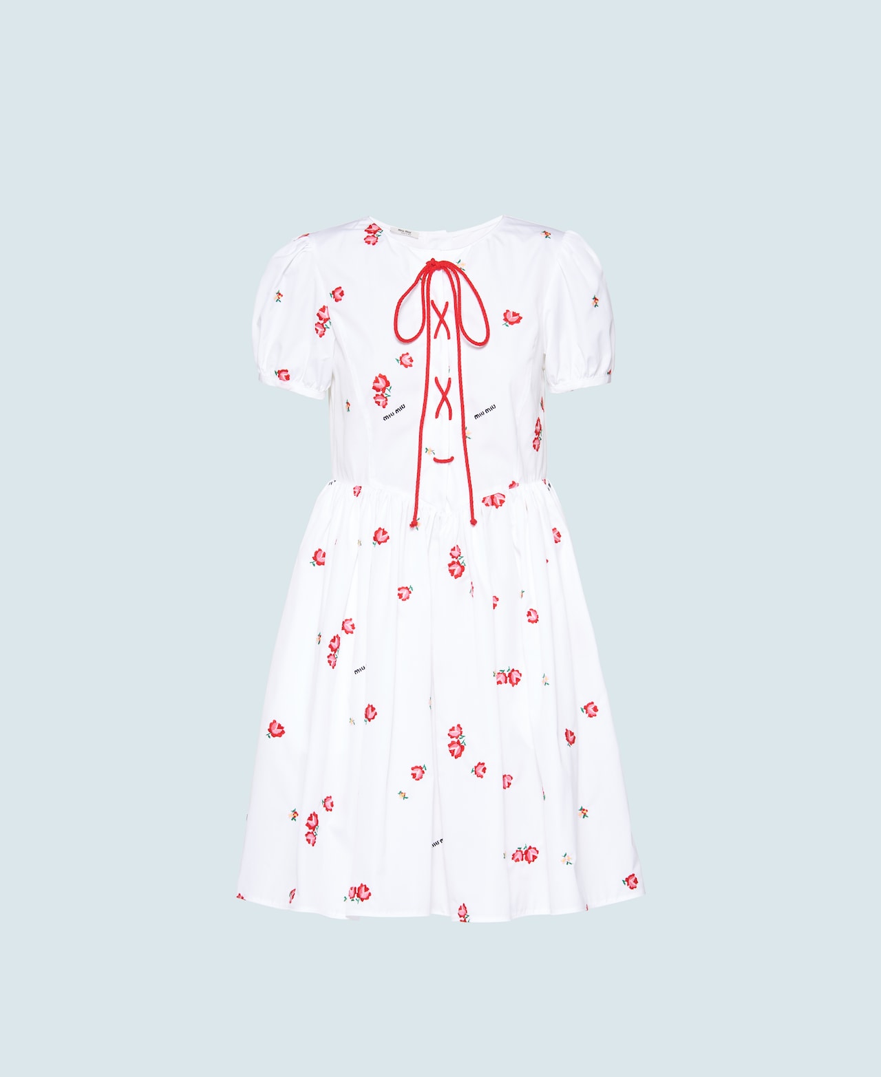 miu miu white dress