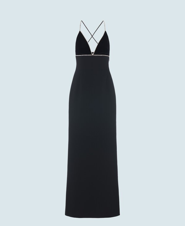 Faille Cady Dress Miu Miu Mf3556 1lw6 F0002