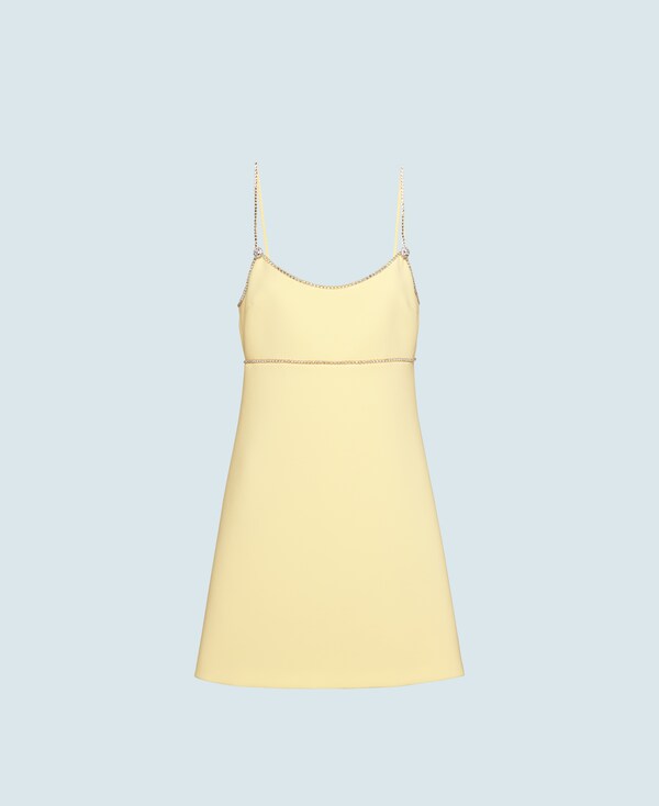 miu miu yellow dress