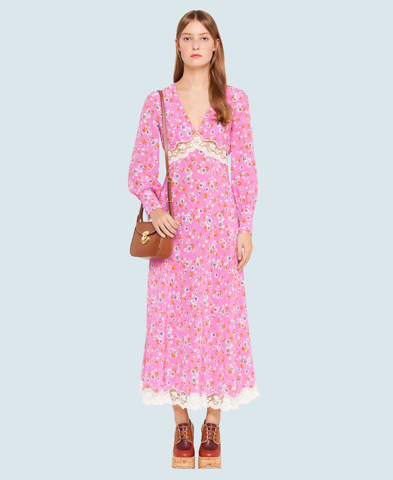 miu miu pink dress