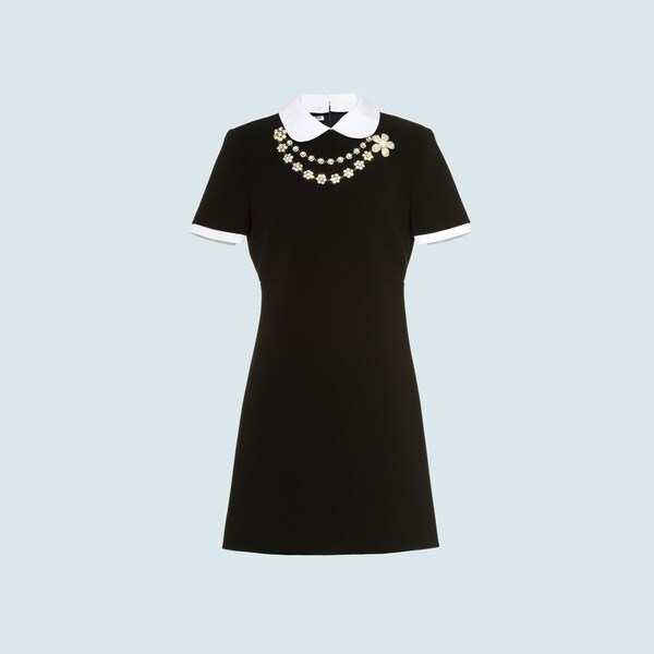 Faille cady dress Black | Miu Miu
