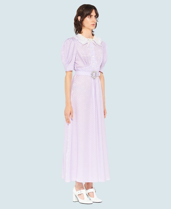 jacquard dress maxi