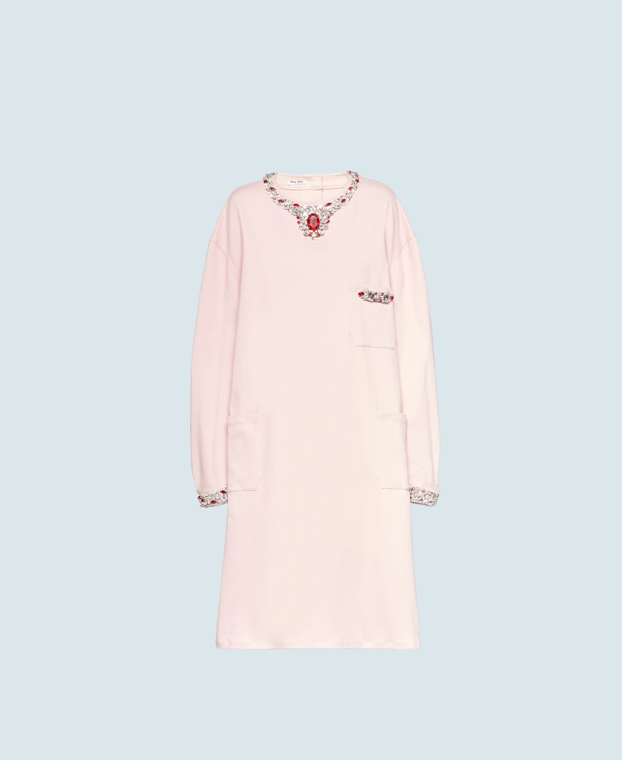miu miu denim dress