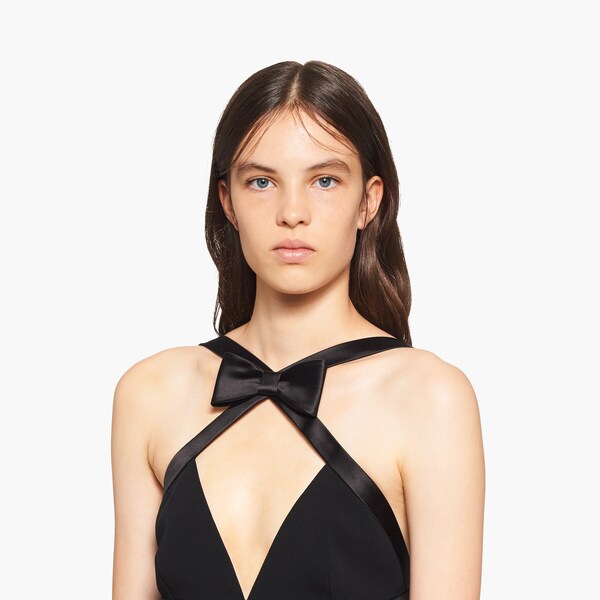 Faille cady dress Black | Miu Miu