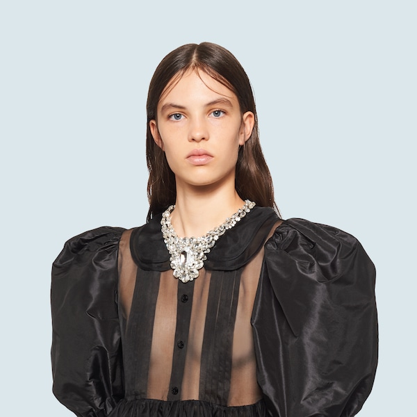 Organza dress black clearance
