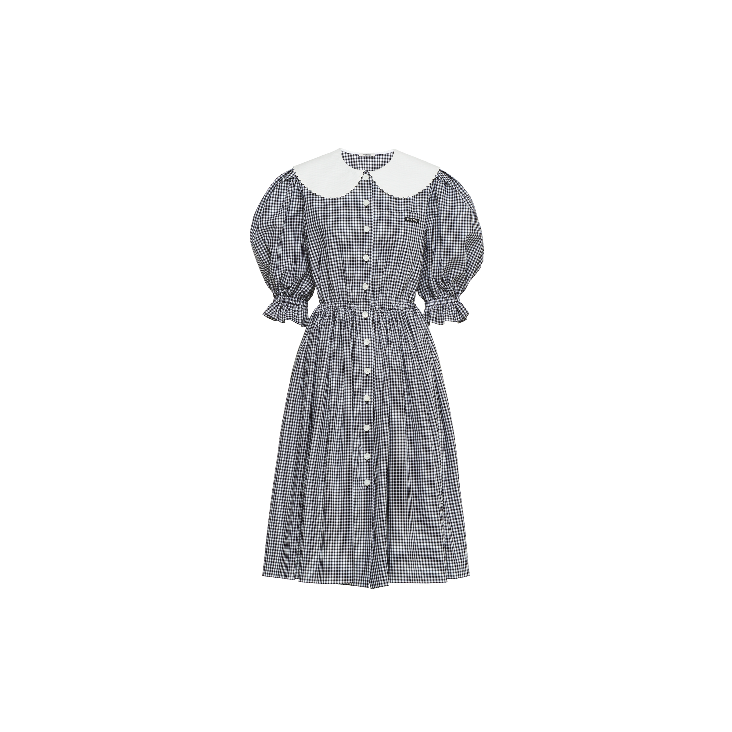 ギンガムチェック ドレス ブラック Miu Miu
