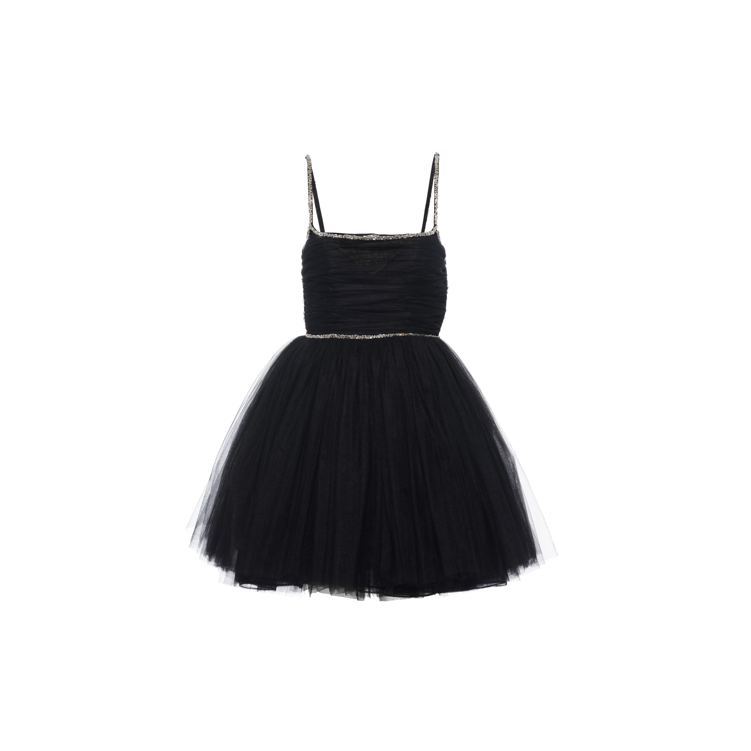 Tulle minidress Black | Miu Miu