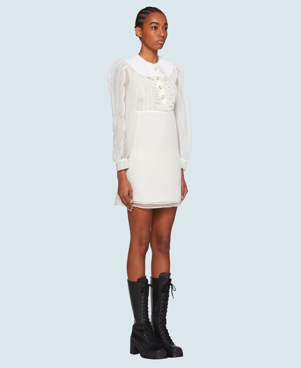Miu miu white mini dress Clearance