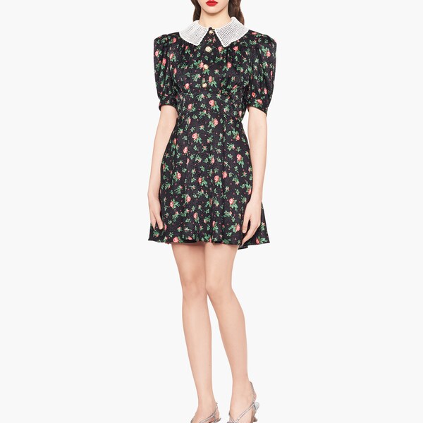 半額sale Mfldf057s Miumiu ワンピース Rosso シルクドレス 花柄 関送込 Miumiu ワンピース Istccorp Com