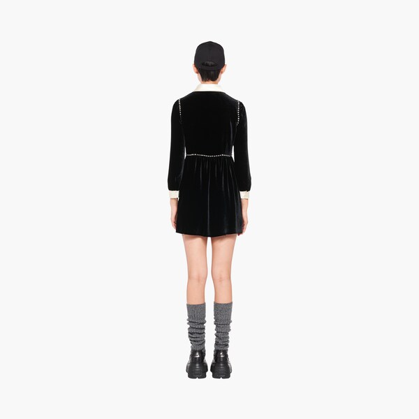 miu miu velvet dress