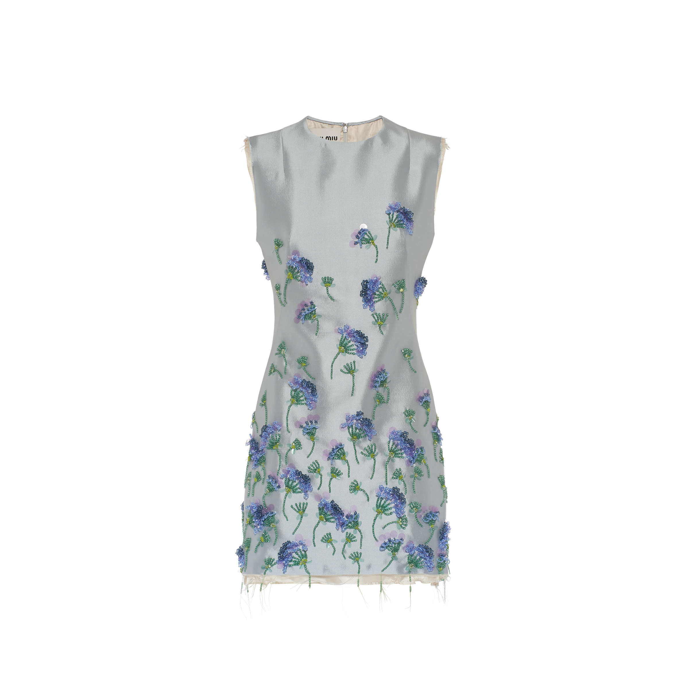 Miu miu silk best sale dress