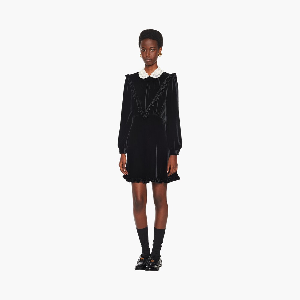 undefined | Velvet minidress