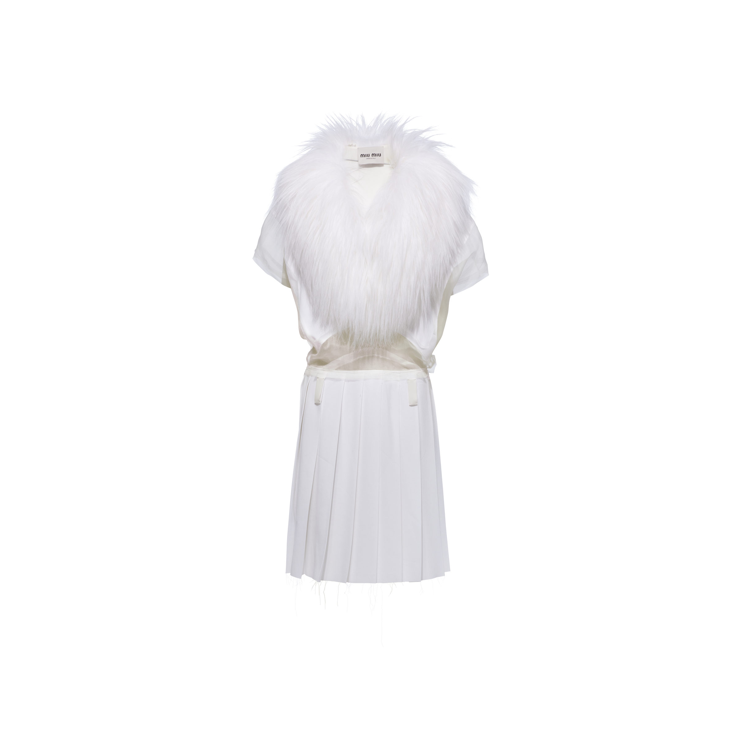 Sabl Dress White Miu Miu