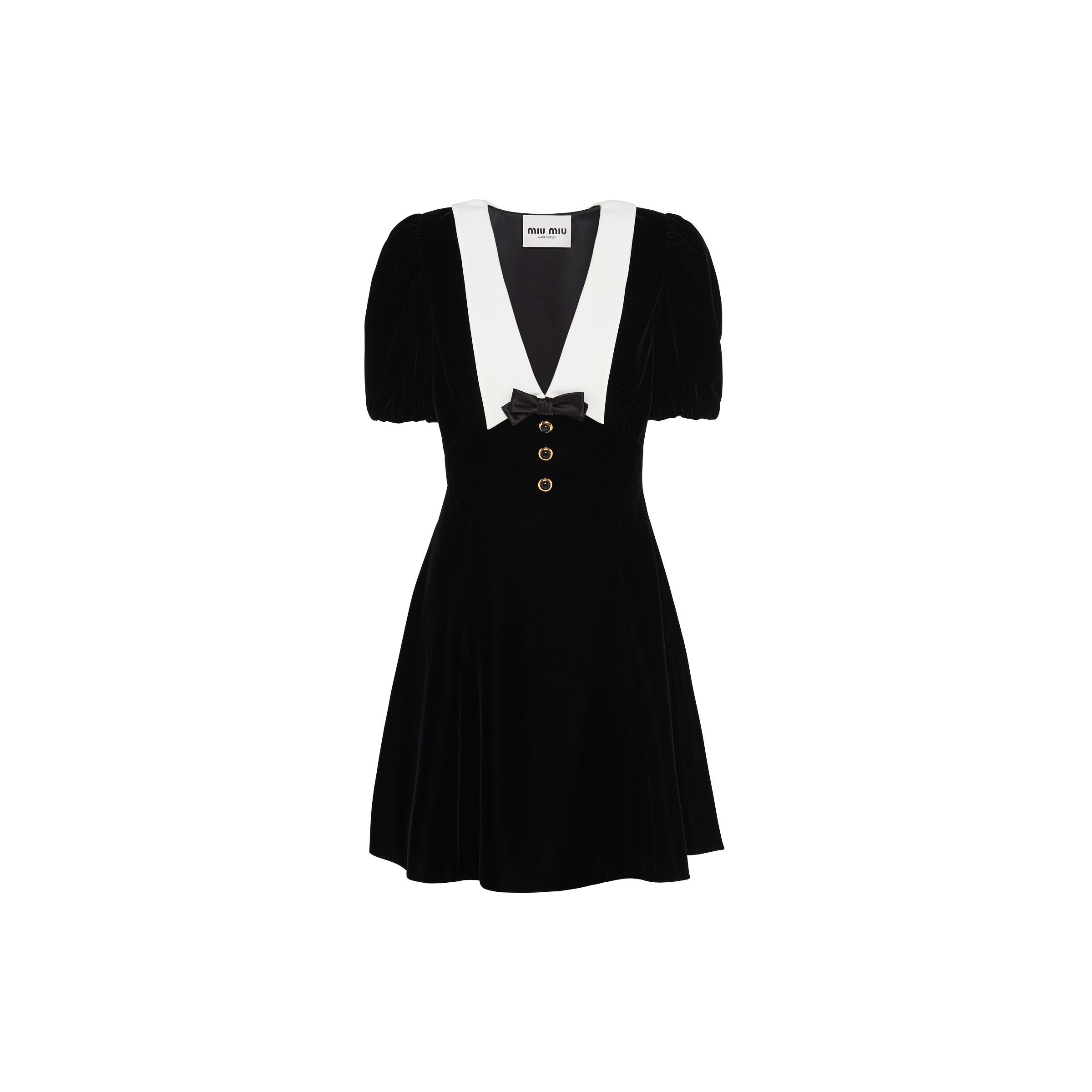 Miu Miu Bow-Neck Dress