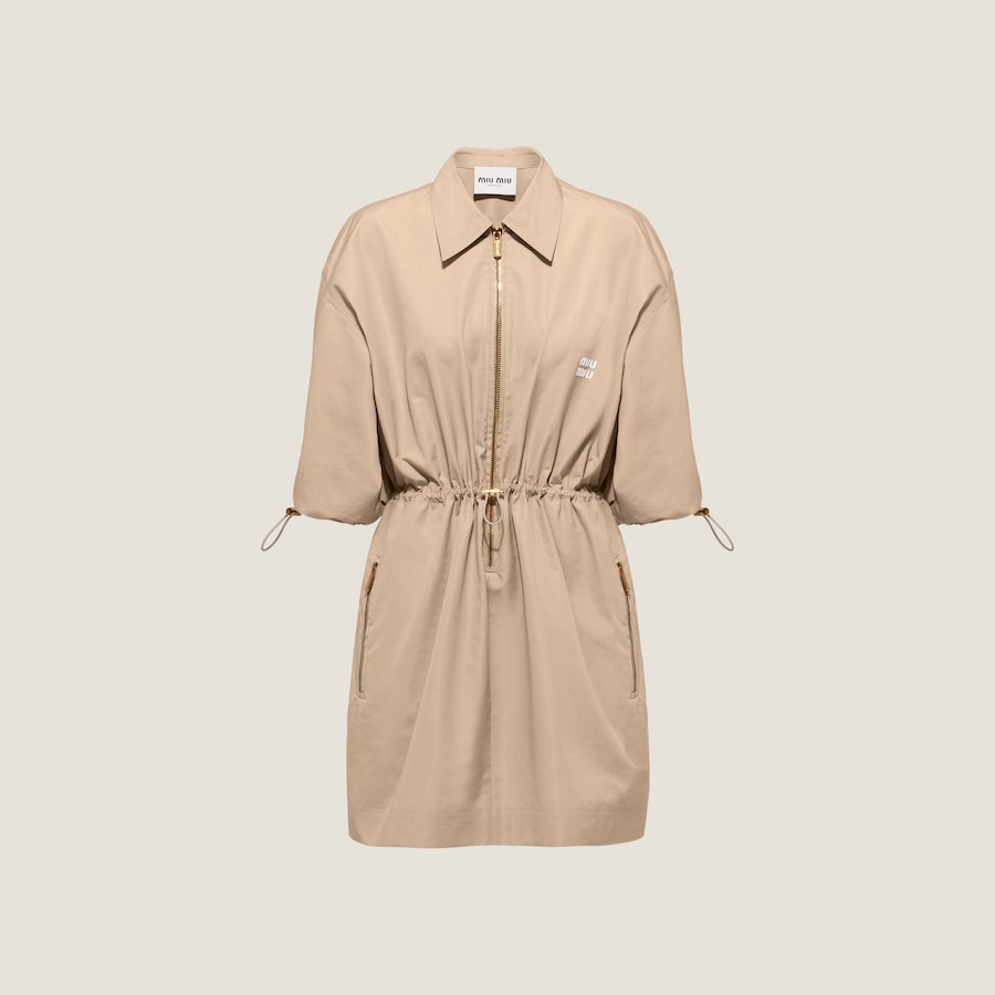 Miumiu 2026  Lace-trimmed Short-Sleeve Shirt and Skirt Set Cotton main image 1