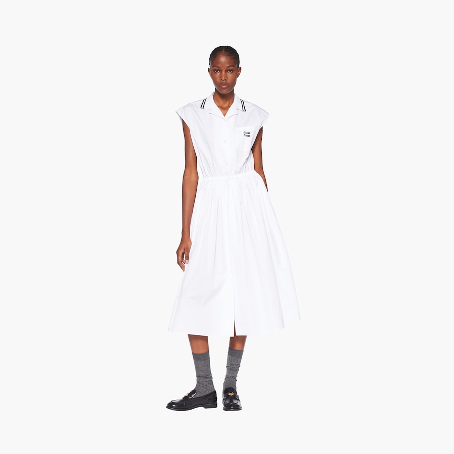 MIUMIU SLEEVELESS DRESS WITH BELT STYLE 64 main image 1