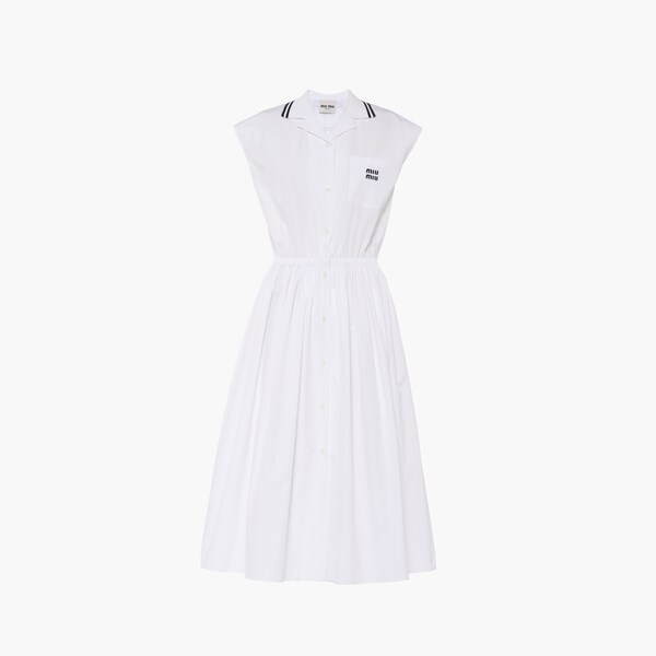MIUMIU SLEEVELESS DRESS WITH BELT STYLE 64