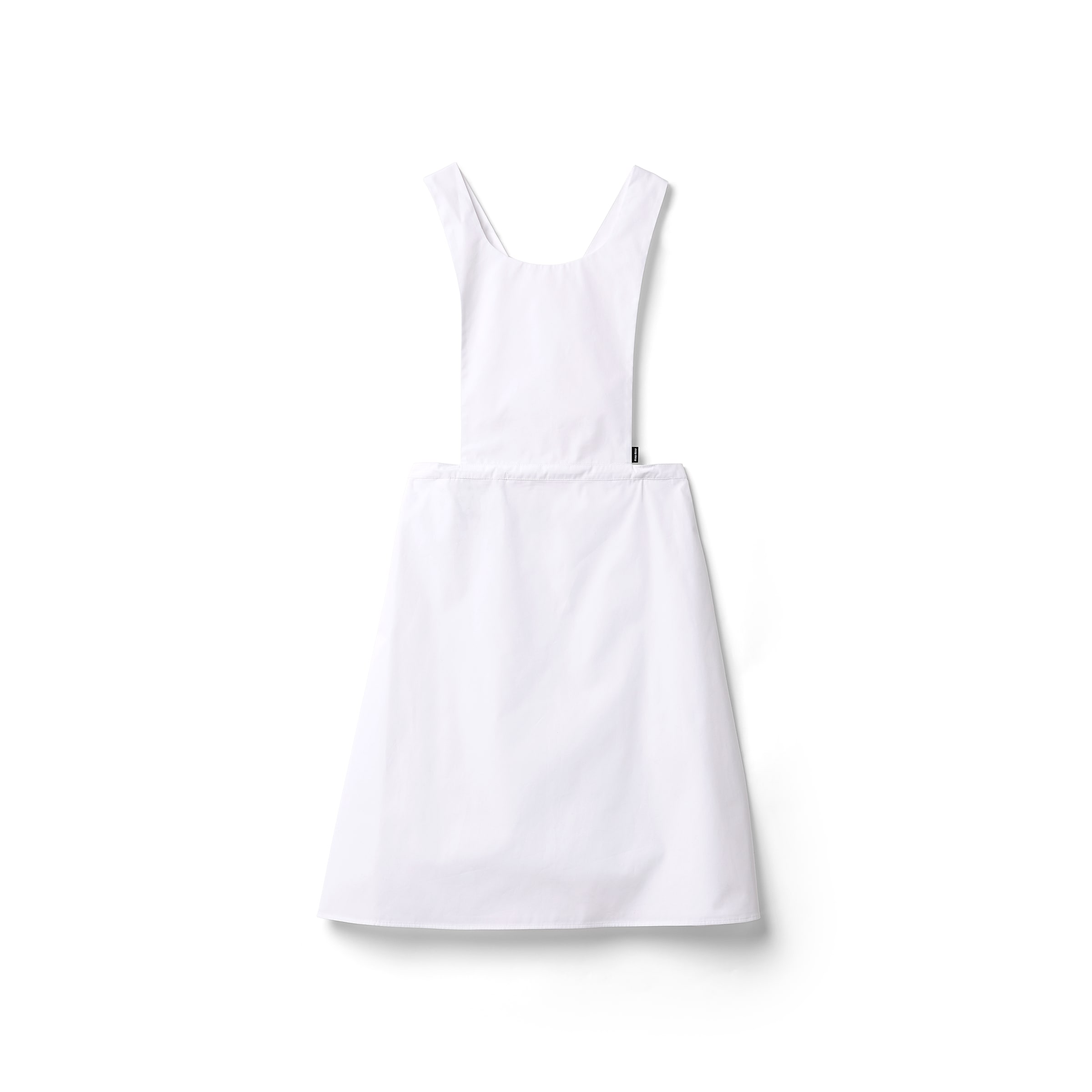 Miu Miu Poplin Apron Dress, Woman, White, Size 42