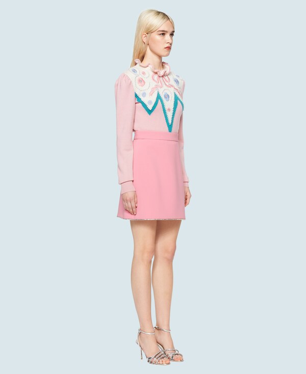 miu miu pink dress