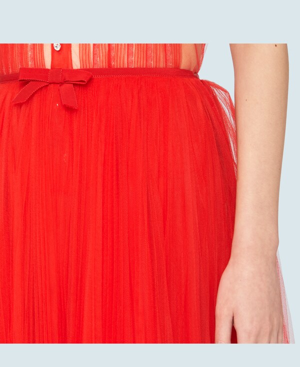 Red tulle skirt clearance